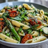 Spring Pasta Primavera Fresh Veggies