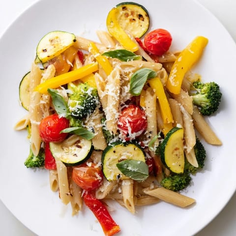 Pasta Primavera with Roasted Vegetables