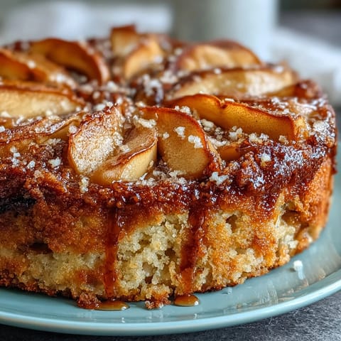 Soft, comforting Baked Apple Cake with cinnamon spice, perfect for breakfast.
