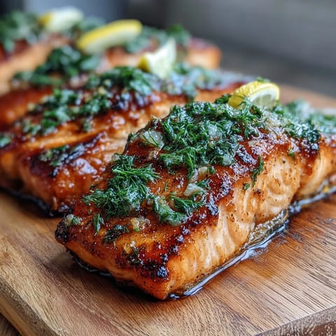 Cedar Plank Salmon with Lemon Dill, smoky and tender, grilled to perfection with bright citrus and fresh herb aroma.